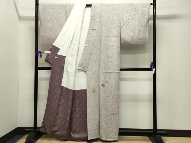平和屋着物●豪華色留袖　総絞り　刺繍　貝桶笹花文　金糸　正絹　逸品　CABI0895gh