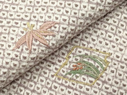 平和屋着物●豪華色留袖　総絞り　刺繍　貝桶笹花文　金糸　正絹　逸品　CABI0895gh