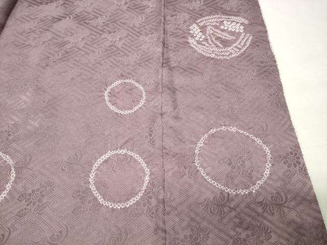 平和屋着物●豪華色留袖　総絞り　刺繍　貝桶笹花文　金糸　正絹　逸品　CABI0895gh