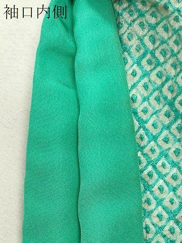 平和屋着物●大変加工の良い総絞り小紋　やまと誂製　正絹　逸品　CABI0898gh