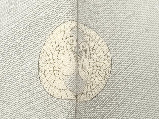 平和屋着物●創業460年・千總　訪問着　駒刺繍　桐松文　金彩　高島屋扱い　正絹　逸品　CABI0901gh