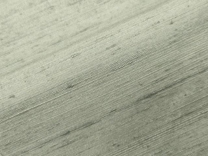 平和屋着物●上質な紬　色無地　灰青色　正絹　逸品　CABI0905gh