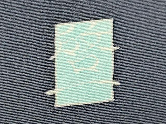 平和屋着物●訪問着　友禅　作家物　草花文　正絹　逸品　CABI0908gh