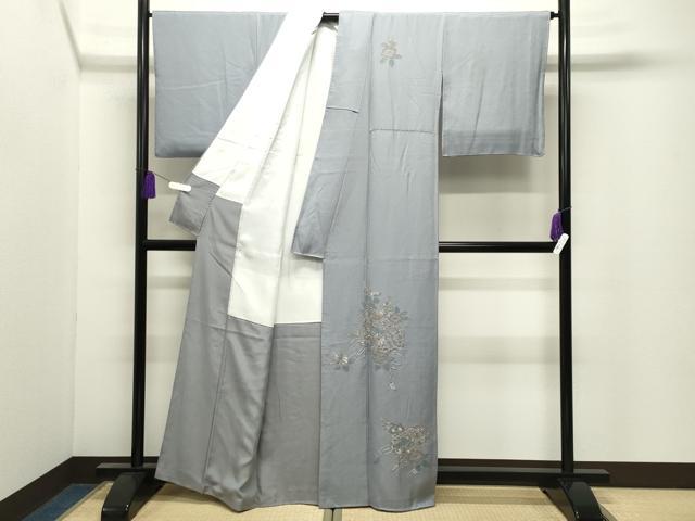 平和屋着物●中国三大刺繍　スワトウ相良刺繍　総刺繍　訪問着　文箱花文　金糸　正絹　逸品　CABI0910gh