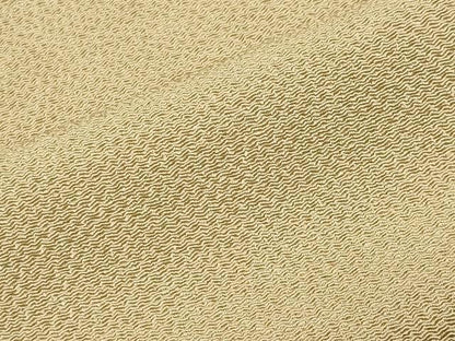 平和屋着物●上質な色無地　木蘭色　鬼しぼ縮緬　正絹　逸品　CABI0915gh