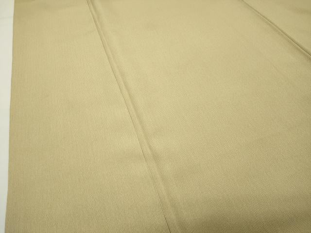 平和屋着物●江戸小紋　万筋　女郎花色×根岸色　正絹　逸品　CABI0918gh