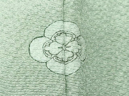 平和屋着物●中国三大刺繍　スワトウ刺繍　総刺繍　無地絵羽訪問着　花唐草地紋　夏虫色　正絹　逸品　CABI0927gh