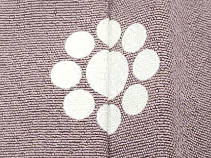 平和屋着物●上質な色無地　紅藤色　正絹　逸品　CABI0935gh