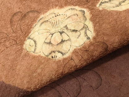平和屋着物●訪問着　辻が花　正絹　逸品　CABI0936gh