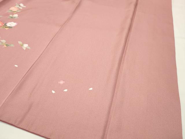 平和屋着物●訪問着　友禅　熨斗花文　暈し染め　正絹　逸品　CABI0947gh