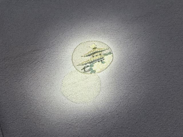平和屋着物●中国三大刺繍　相良刺繍　総刺繍　訪問着　風景花文　蛍暈し　金銀糸　正絹　逸品　CABI0949gh