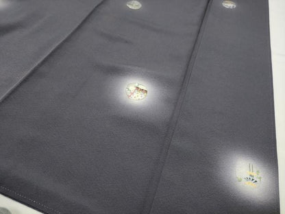 平和屋着物●中国三大刺繍　相良刺繍　総刺繍　訪問着　風景花文　蛍暈し　金銀糸　正絹　逸品　CABI0949gh