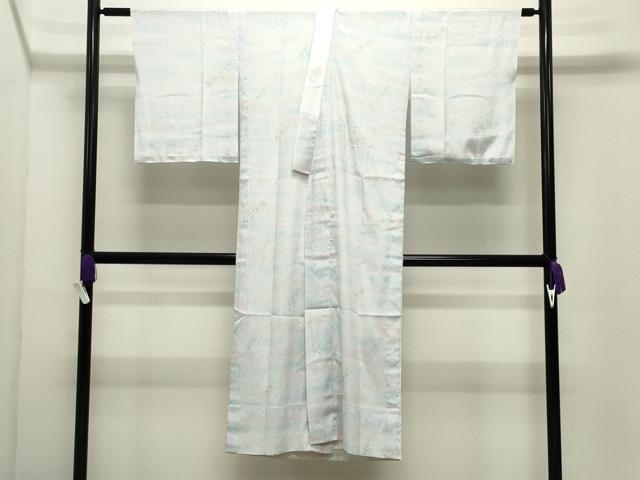 平和屋着物●長襦袢　単衣　萩文　暈し染め　正絹　逸品　CABI0951gh