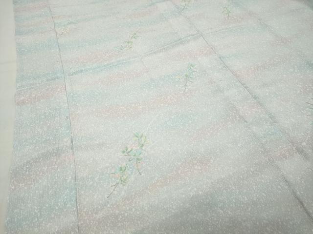 平和屋着物●長襦袢　単衣　萩文　暈し染め　正絹　逸品　CABI0951gh