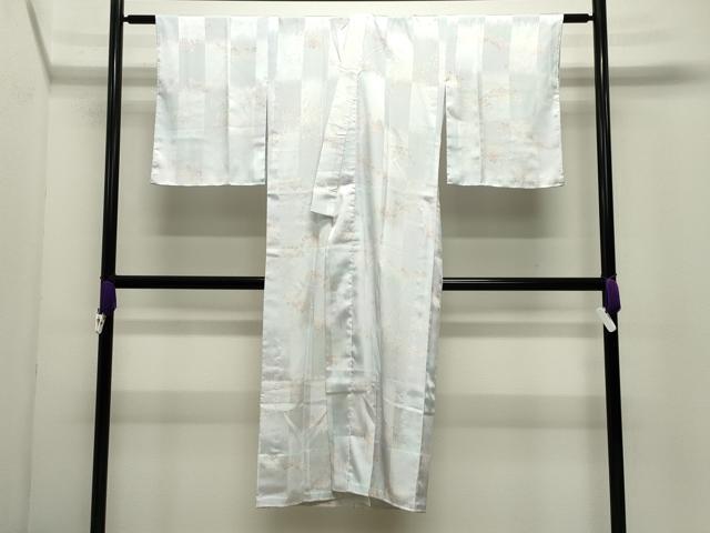 平和屋着物●長襦袢　無双仕立て　舞桜文　正絹　逸品　CABI0952gh