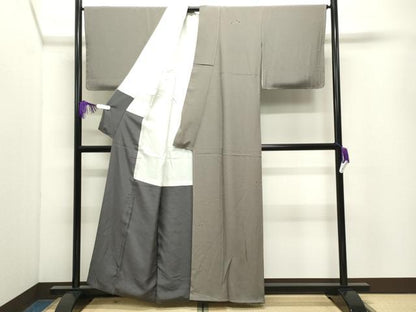 平和屋着物●世界的人形師　辻村寿三郎　ジュサブロー　訪問着　舞桜文　金彩　伊と幸　反端付き　正絹　逸品　未使用　CABI0953gh