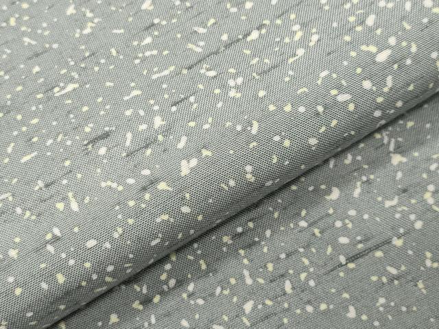 平和屋着物●石川県指定無形文化財　牛首紬　白山工房　手織り　霞文　さが美扱い　証紙付き　正絹　逸品　CABI0955gh