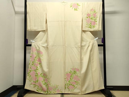 平和屋着物●訪問着　枝花文　正絹　逸品　CABI0956gh