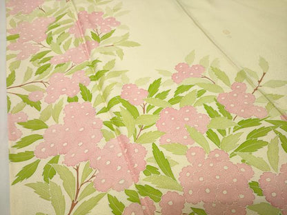 平和屋着物●訪問着　枝花文　正絹　逸品　CABI0956gh