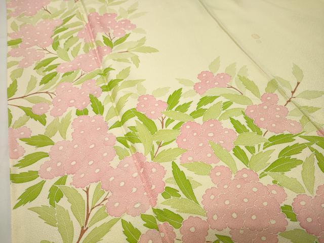 平和屋着物●訪問着　枝花文　正絹　逸品　CABI0956gh