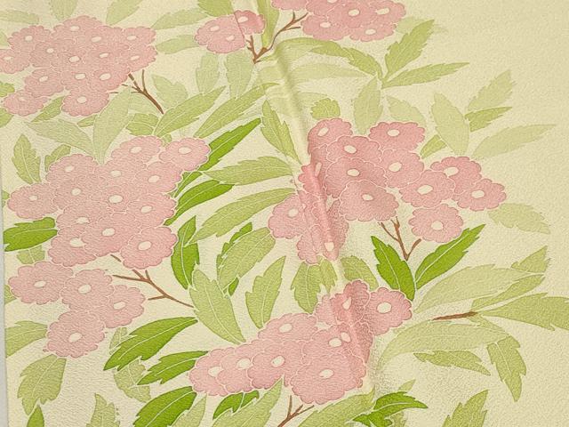 平和屋着物●訪問着　枝花文　正絹　逸品　CABI0956gh