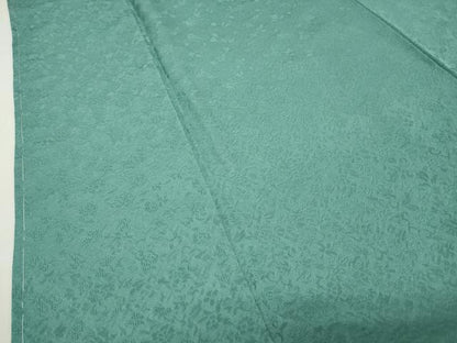 平和屋着物●上質な色無地　花唐草地紋　青磁色　正絹　逸品　未使用　CABI0964gh