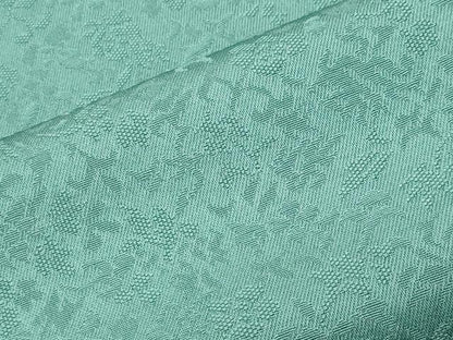 平和屋着物●上質な色無地　花唐草地紋　青磁色　正絹　逸品　未使用　CABI0964gh