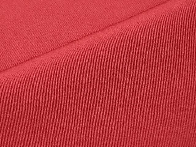 平和屋着物●長襦袢　袷　赤色　正絹　逸品　CABI0965gh