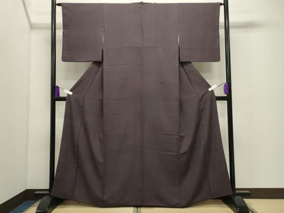 平和屋着物●江戸小紋　角通し　正絹　逸品　CABI0971gh