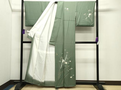 平和屋着物●訪問着　枝花文　金彩　正絹　逸品　CABI0972gh