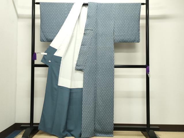 平和屋着物●銀座世きね　小紋　幾何学文様　正絹　逸品　CABI0990gh