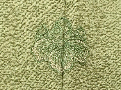 平和屋着物●訪問着　駒刺繍　御所車花文　金彩　正絹　逸品　CABI0993gh