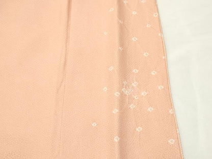 平和屋着物●中国三大刺繍　スワトウ刺繍　訪問着　絞り　雪輪花文　金糸　正絹　逸品　CABI0995gh