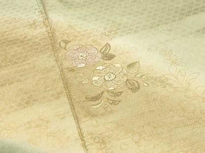平和屋着物●訪問着　辻が花　刺繍　暈し染め　金彩　鈴乃屋扱い　正絹　逸品　CABI0998gh
