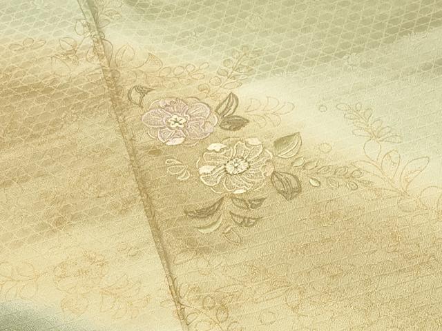 平和屋着物●訪問着　辻が花　刺繍　暈し染め　金彩　鈴乃屋扱い　正絹　逸品　CABI0998gh