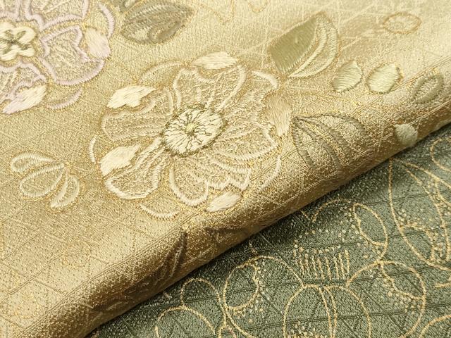 平和屋着物●訪問着　辻が花　刺繍　暈し染め　金彩　鈴乃屋扱い　正絹　逸品　CABI0998gh