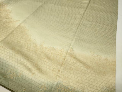 平和屋着物●訪問着　辻が花　刺繍　暈し染め　金彩　鈴乃屋扱い　正絹　逸品　CABI0998gh