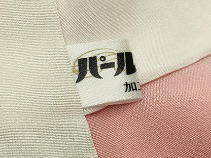 平和屋着物●上質な小紋　花車扇面文　金彩　鬼しぼ縮緬　正絹　逸品　未使用　CABI1002gh