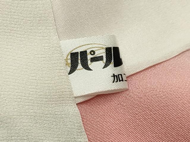 平和屋着物●上質な小紋　花車扇面文　金彩　鬼しぼ縮緬　正絹　逸品　未使用　CABI1002gh