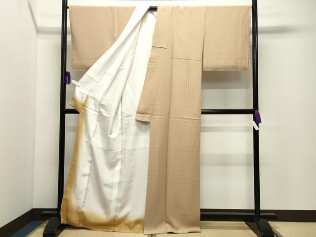 平和屋着物●江戸小紋　草花文　正絹　逸品　CABI1003gh