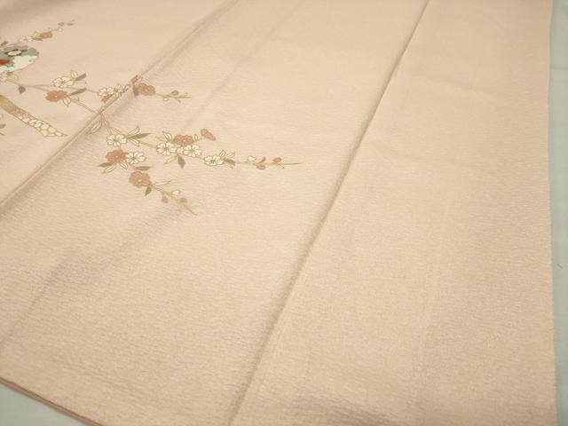 平和屋着物●訪問着　雪輪重ね熨斗花文　暈し染め　金彩　正絹　逸品　CABI1016gh