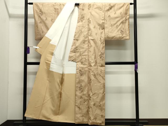 平和屋着物●本場大島紬　9マルキ　草木文　正絹　逸品　CABI1023gh