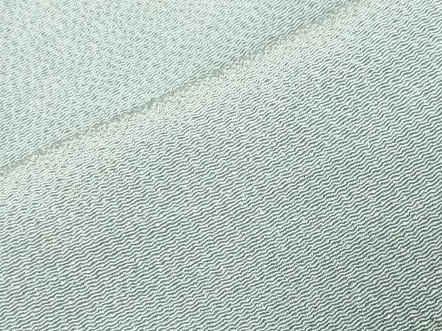 平和屋着物●上質な色無地　秘色色　鬼しぼ縮緬　正絹　逸品　CABI1028gh