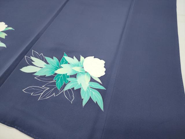 平和屋着物●訪問着　刺繍　牡丹花文　暈し染め　正絹　逸品　CABI1040gh