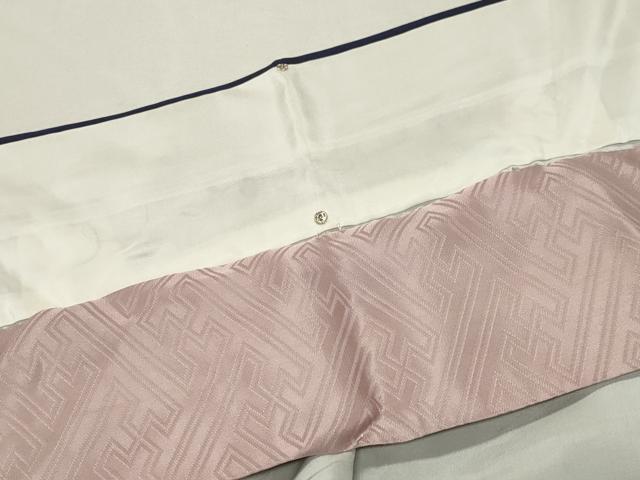 平和屋着物●訪問着　刺繍　牡丹花文　暈し染め　正絹　逸品　CABI1040gh