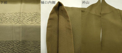 平和屋着物●訪問着　人物露芝文　暈し染め　正絹　逸品　CABI1046gh