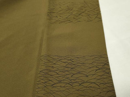 平和屋着物●訪問着　人物露芝文　暈し染め　正絹　逸品　CABI1046gh