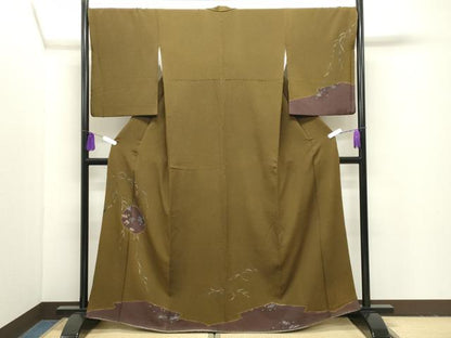 平和屋着物●訪問着　宝尽くし草花文　金彩　正絹　逸品　CABI1050gh