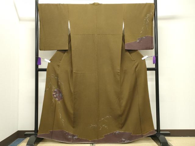 平和屋着物●訪問着　宝尽くし草花文　金彩　正絹　逸品　CABI1050gh