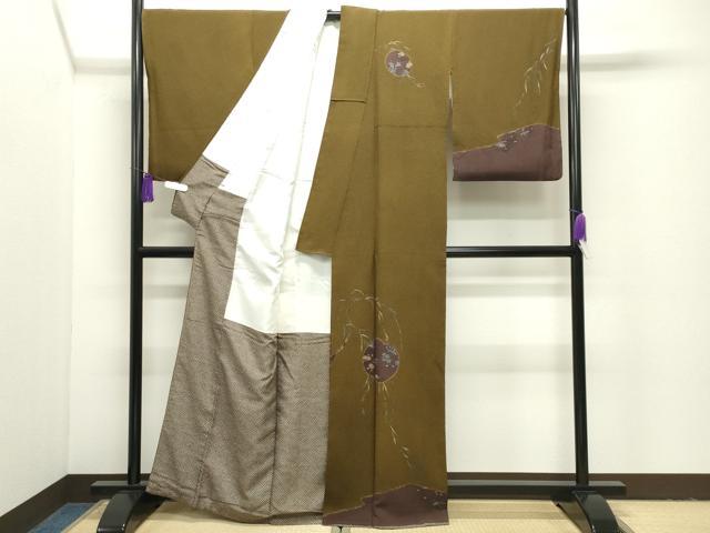 平和屋着物●訪問着　宝尽くし草花文　金彩　正絹　逸品　CABI1050gh